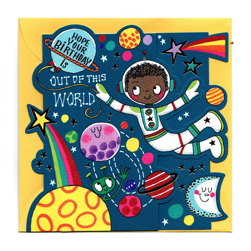 Birthday Is Out Of The World Astronaut - Card