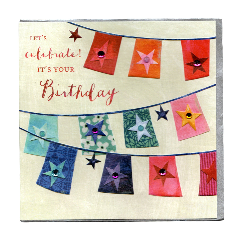 Birthday Bunting - Daydream - Card