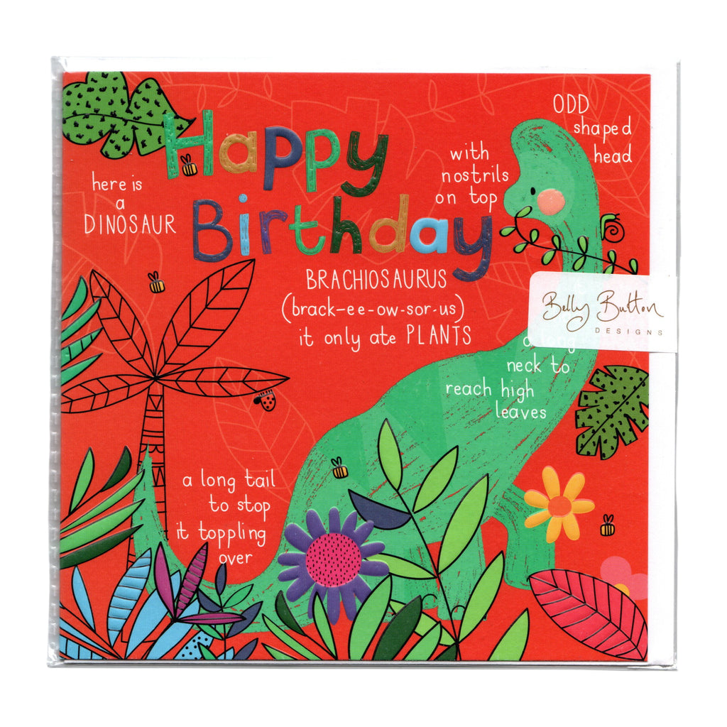 Birthday Dinosaur - Card