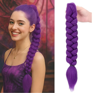 K-Pop Rumi Clip On Wig - (Purple)