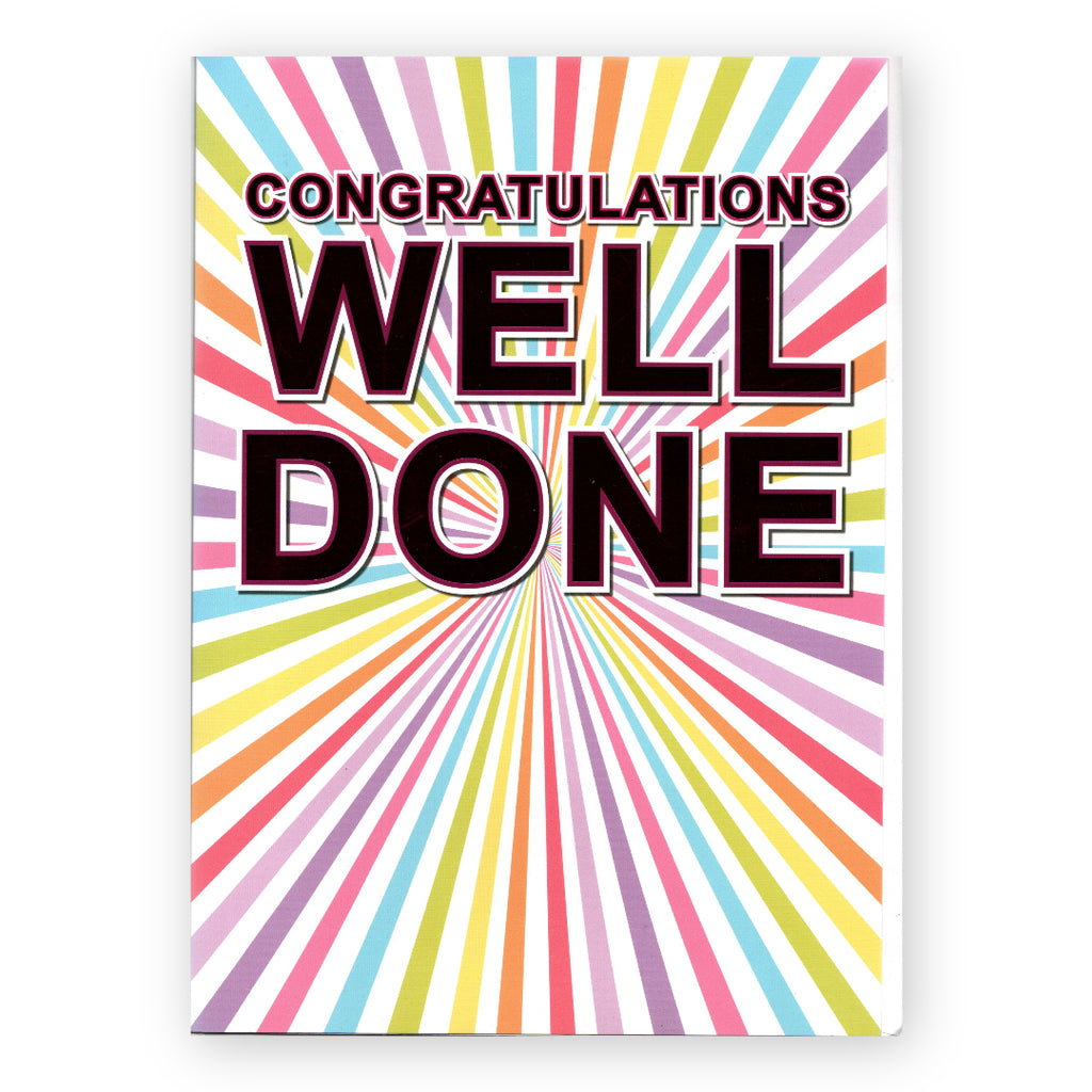 Congratulations Well Done Female - Card
