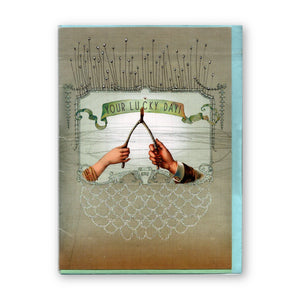 Wish Bone Lucky Day - Card