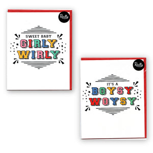 ITS A BOYSY WOYSY / GIRLY WIRLY - Card