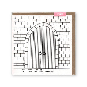 We Are Getting Married (David Shrigley) - Card
