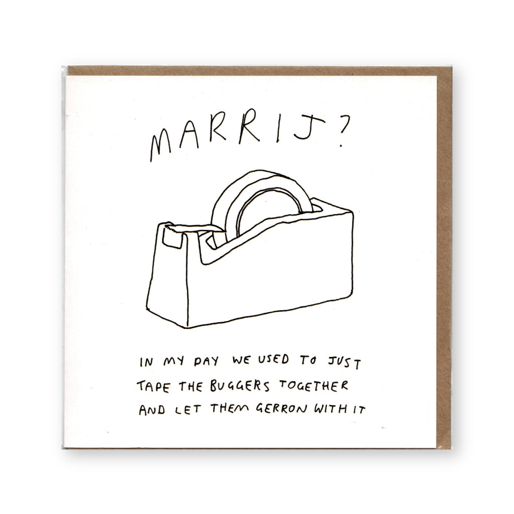 Marrij? (Marriage Humour) - Card