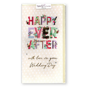 Happy Ever After Wedding Day - Card