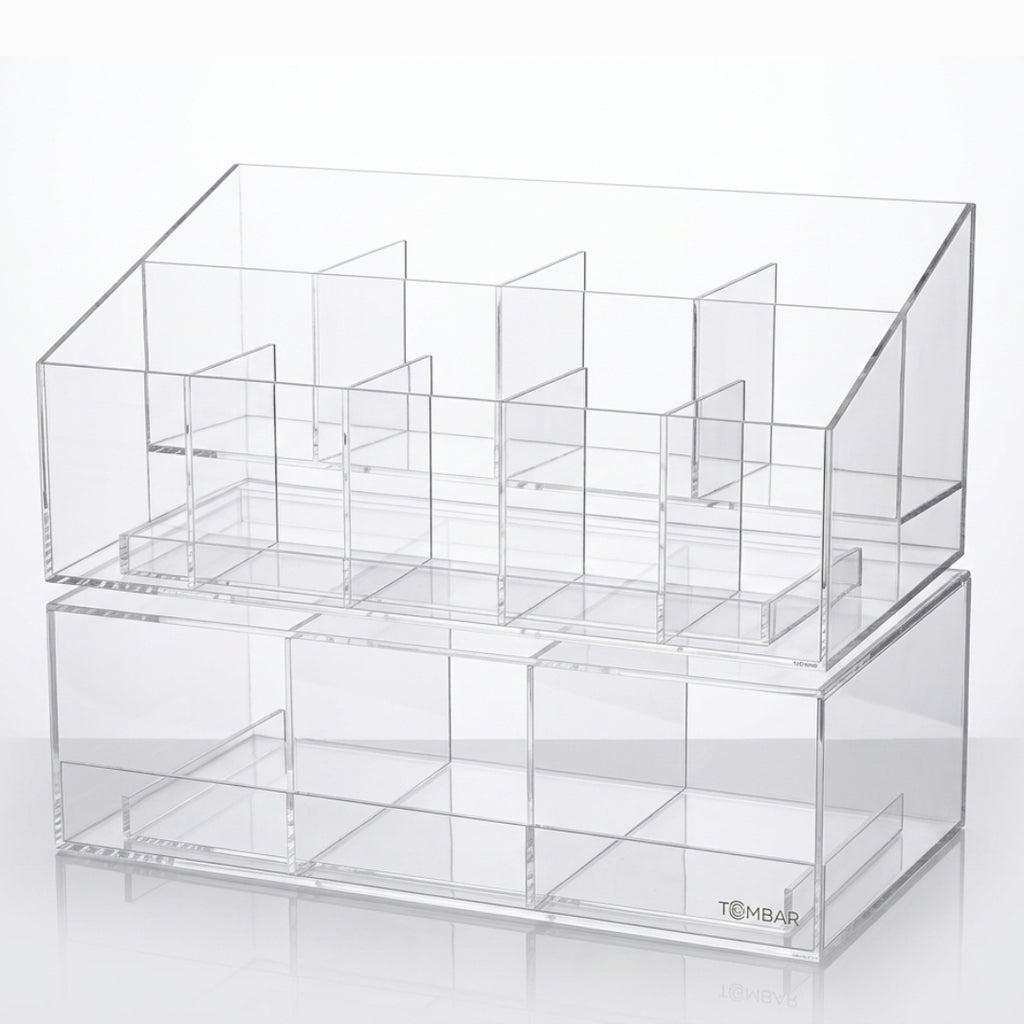 TOBAR Large Acrylic Multi-Tier Container & Organizer (Pre-Owned)