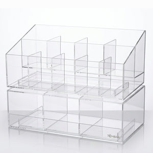 TOBAR Large Acrylic Multi-Tier Container & Organizer (Pre-Owned)