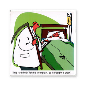 "Brought a Prop" Funny Dark Humor Greeting - Card