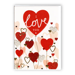 "I Love You" Elegant Greeting - Card