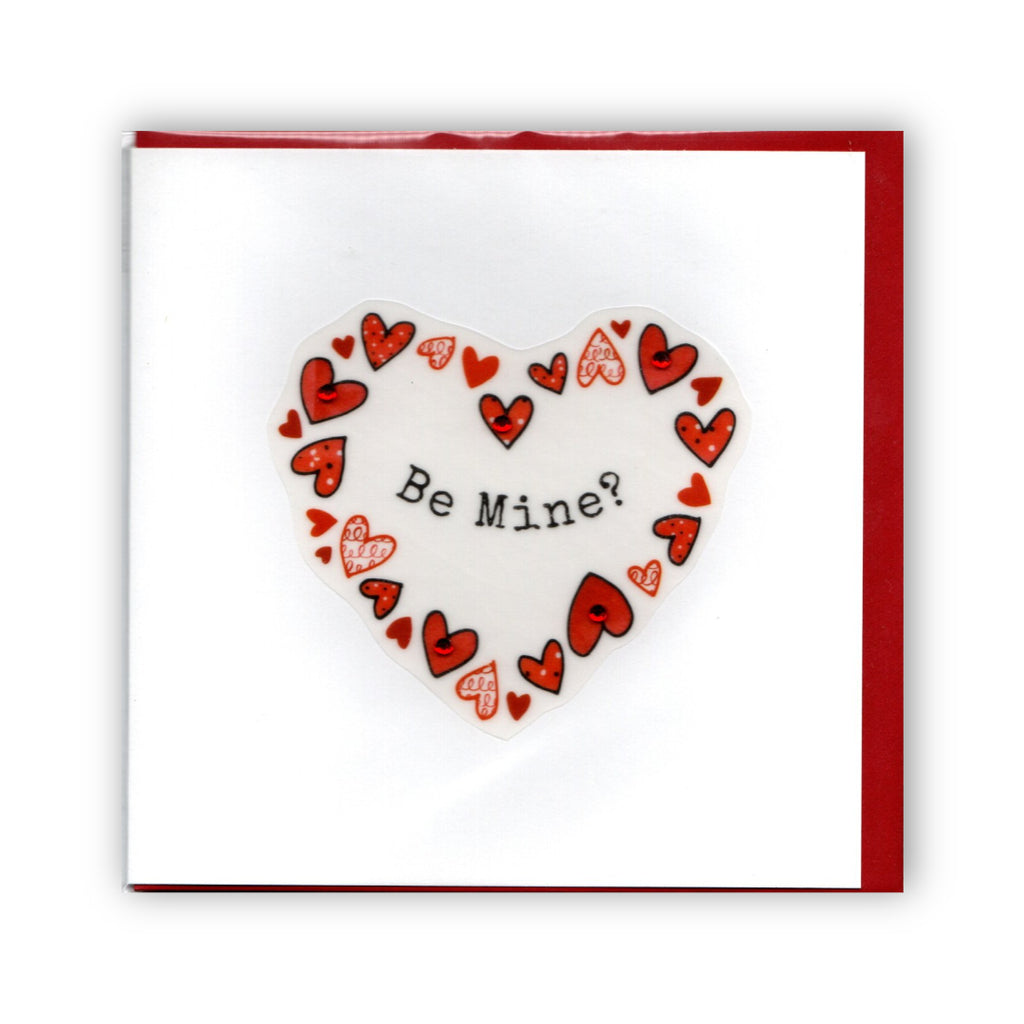 "Be Mine?" Minimalist Valentine's - Card