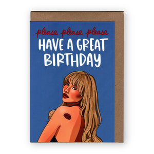 "Please Have a Great Birthday" Greeting Card x Brittany Paige
