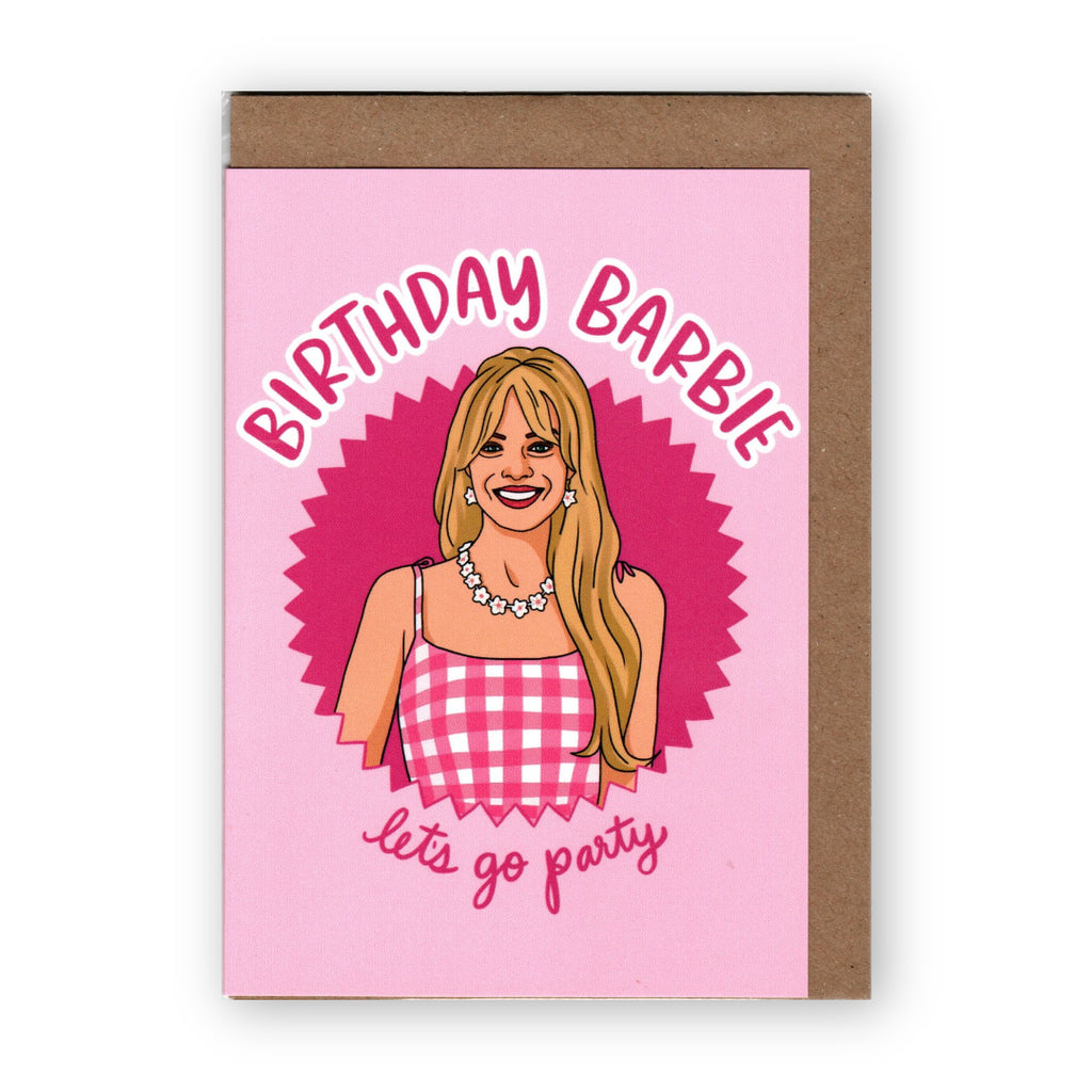 "Birthday Barbie Let's go party" Brittany Paige - Card