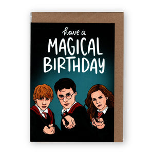 "Have a Magical Birthday" Harry Potter x Brittany Paige -  Greeting Card