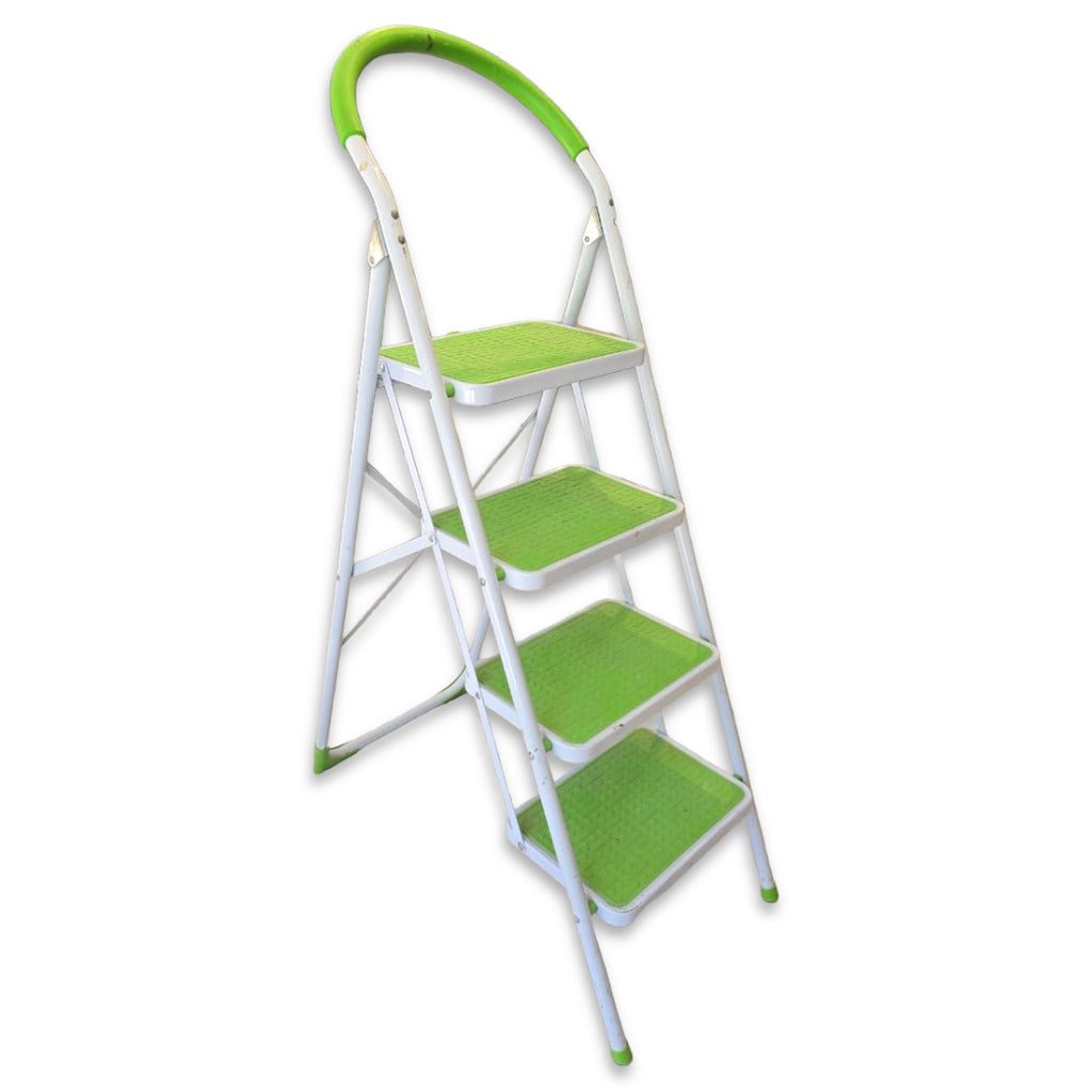Green 4-Step Folding Ladder- (Used)
