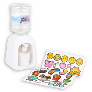 Mini Drink Dispenser – Cute Desktop Water Cooler & DIY Sticker Kit