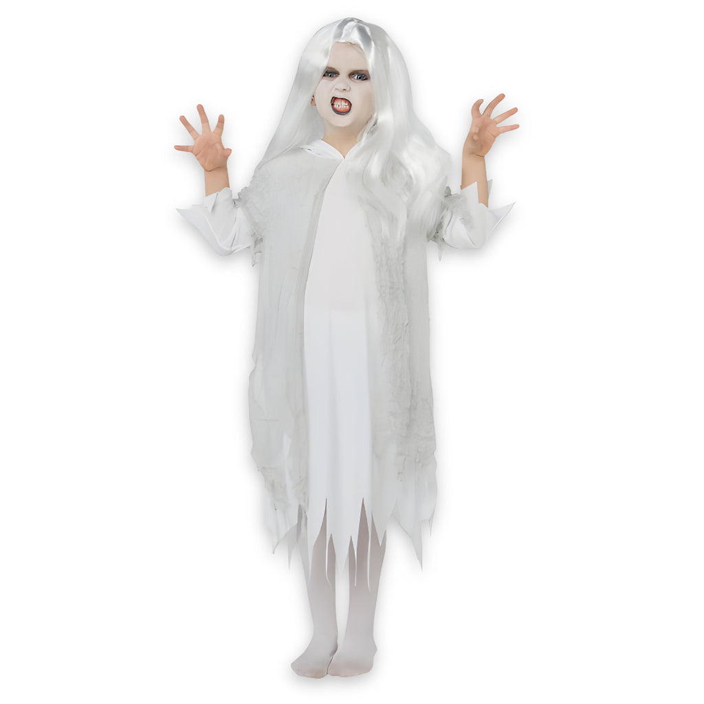Girls Ghostly Spirit Halloween Costume (Ages 3-8)