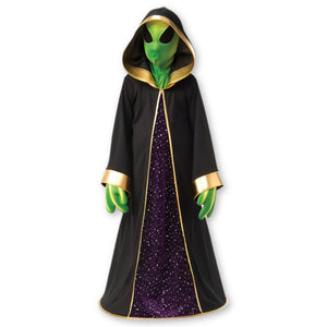 Cosmic Alien Hooded Robe Costume Set  -  (5-8 Years)