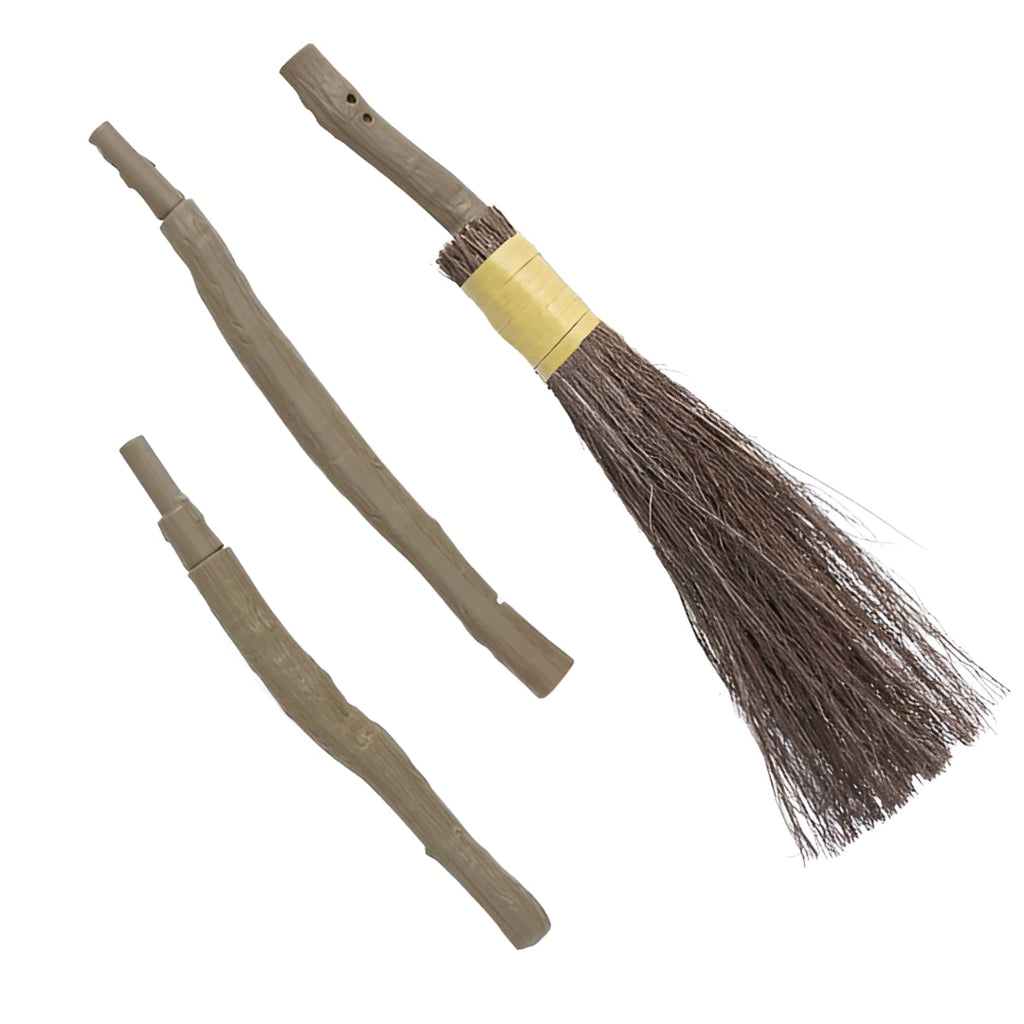Extendable Authentic Broomstick (98cm, 3 Pieces) – Witch Costume Accessory