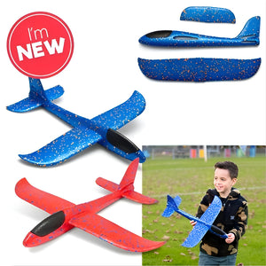 Mega Flying Foam Glider Airplane – 50cm Outdoor Hand-Launch Toy