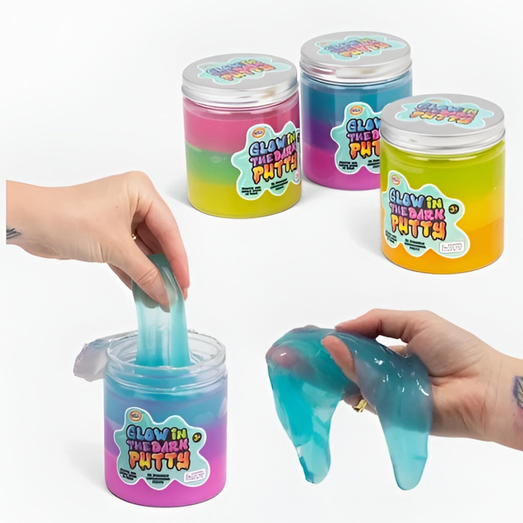Glow In The Dark Putty Tub Assortment (Single Piece)