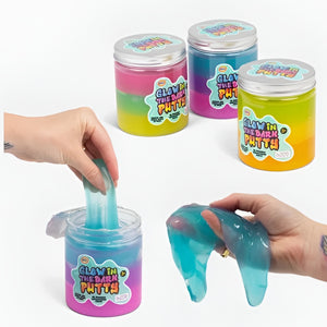 Glow In The Dark Putty Tub Assortment (Single Piece)