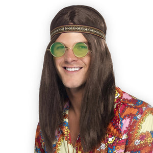 Men's 1960s Groovy Hippie Accessory Kit