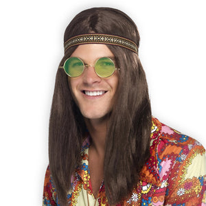 Men's 1960s Groovy Hippie Accessory Kit