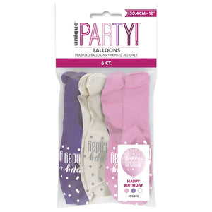 Glitz Pink & Silver Birthday Party Accessories & Tableware