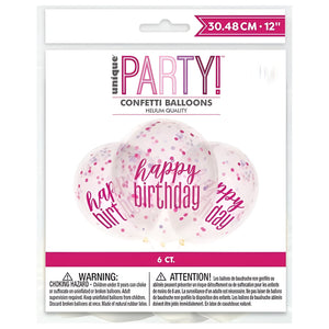 Glitz Pink & Silver Birthday Party Accessories & Tableware