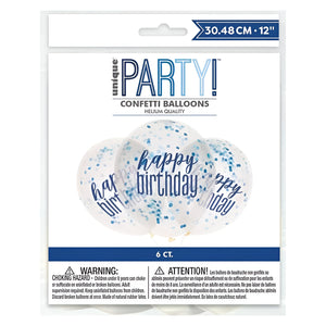 Glitz Blue & Silver Birthday Party Accessories & Tableware