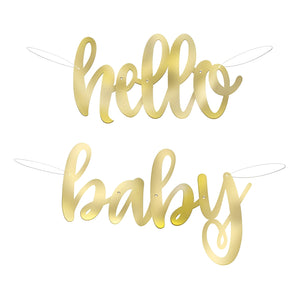 "Hello Baby" Party Accessories & Tableware