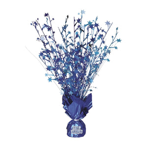 Glitz Blue Party Balloon Weight Centrepiece