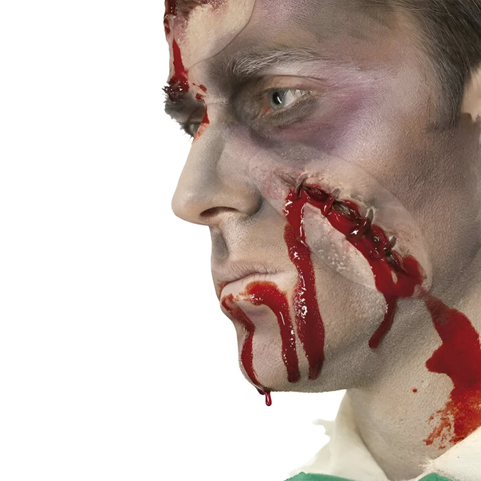 Make-Up FX - Self Stitched Scar With Blood