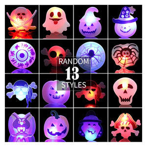 Flashing Halloween Rings