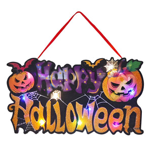 “Happy Halloween” LED Hanging Door Decoration