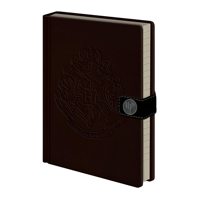 Harry Potter Premium A5 Clasp Notebook - Hogwarts Crest