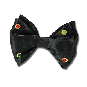 Flashing Lights Bow Tie - Black (Adult)