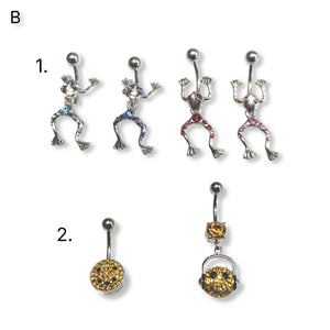 Belly Bar Clips - Assorted Styles