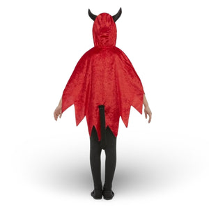 Devil Hooded Cape (Red)