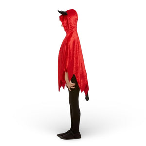 Devil Hooded Cape (Red)