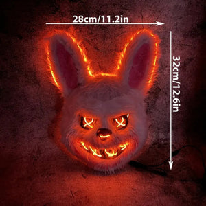 Spooky Rabbit Mask with Lights - Halloween