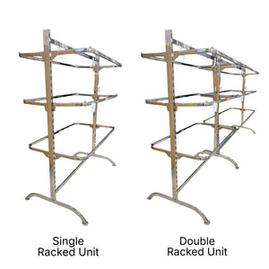 Straight Clothing Display Racks (Used)