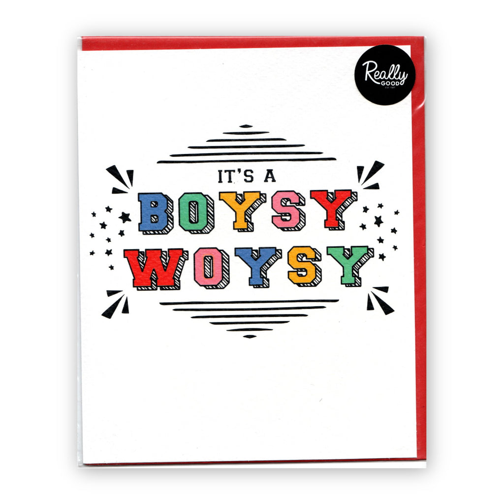 ITS A BOYSY WOYSY / GIRLY WIRLY - Card
