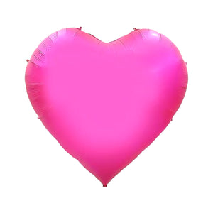 Heart Foil balloons 18 Inch - Pink / Silver