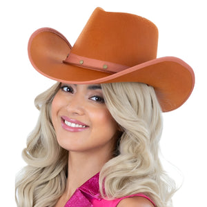 Texan Cowboy Deluxe Hat – Tan (Adult)