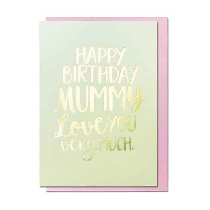 Happy Birthday Mummy - Card