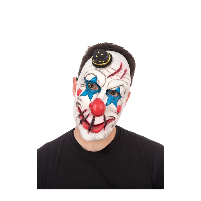 Top Hat Horror Clown Face Mask
