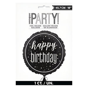 Glitz Black & Silver Birthday Party Accessories & Tableware