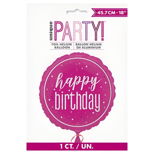 Glitz Pink & Silver Birthday Party Accessories & Tableware